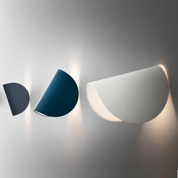 Moderné, Jednoduché, kreatívne Železa nástenné svietidlo spálňa posteli dekorácia moderných Nordic dizajn obývacia izba chodba hotel nástenné svietidlá