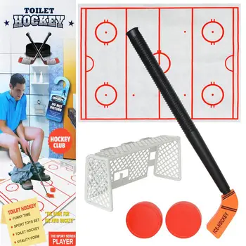 Inovatívne Wc Hračky Hokej Dospelých Detí Bežné Dekompresný Relax Športové Playset Wc Hokej Loptové Hry Hračka