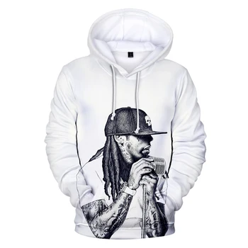 Ľubomír Michael Carter Jr Rapper Lil Wayne 3D Kapucňou Športovej Módy Muži Ženy Harajuku Kapucňou Bežné Hip Hop Mikina Hoodies