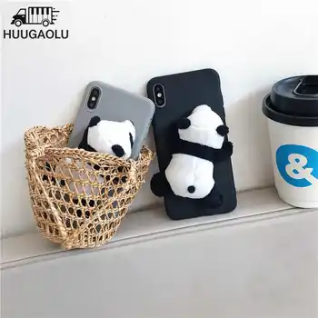 Pre Xiao Mi Poznámka 10 Pro Lite Cartoon Panda Silikónové Telefón puzdro Pre Xiao Mi 9T 9 6X 5X A1 A2 A3 Lite 9T Poco F2 F1 Zadný kryt