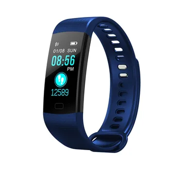 Y5 Smart Bluetooth Náramok Srdcovej Frekvencie Smart Kapela Farebný Displej Fitness Šport Tracker Náramok Ženy Muži