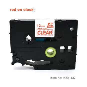 Cidy 20PCS veľkoobchod červená na jasné tze132 tze 132 tz132 tz 132 laminované štítok cassete pre brat s výrobnú cenu