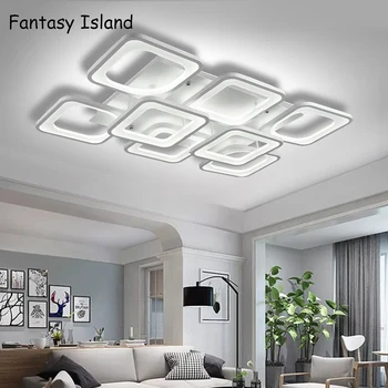2020 Moderné LED Obdĺžnikový Stropné svietidlo Interiérové Svietidlo Osvetlenie Pre Živé Jedáleň, Spálňa, Kuchyne Domov deco zariadenie