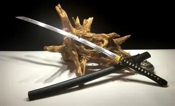 Ručné Japonský Samuraj Meč KATANA 1060 Vysoko Uhlíkovej Ocele Full Tang Čepeľ Ostré Nože