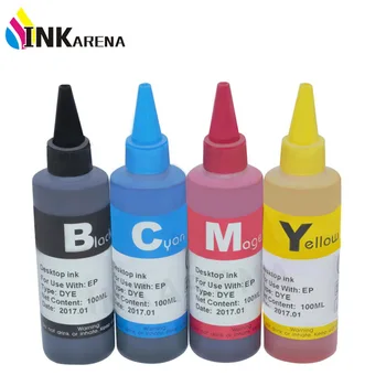 4 Farebné Fľaše Dye Atramentová Náplň Kit + T1811 18 Náplň Ink Cartridge Pre Epson XP-212 XP-215 XP-312 XP-315 XP-412 XP-415 XP-225