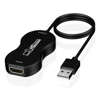 USB2.0-HDMI High-definition Video Capture Kartová Hra Live Zachytiť Box 1080p 30fps v Reálnom čase Zachytiť Ovládač-free Video Capture