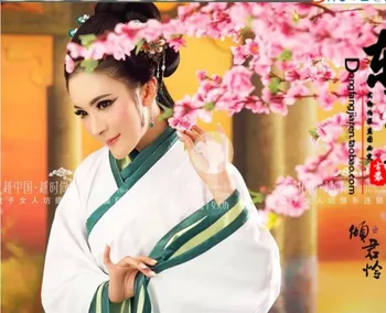 Qing Jún Lian Tradičné Dynastie Han Ženy Kostým Hanfu Cisárovnej alebo Kostým Princezná Nastaviť