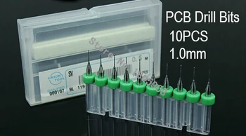 Doprava zadarmo 10Pcs súbor 1.0 mm Volfrámové Ocele Karbidu PCB vrtákov PCB frézka