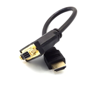 30 cm HDMI-DVI 24+5 Kábel Adaptéra Black M/F HDMI Male-DVI Ženské Video Adaptér, Kábel Pre PC HDTV LCD DVD