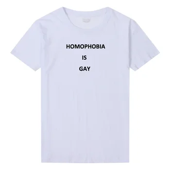 Dámske Tričko Homofóbia Je Šedé Tričko, Prečo Byť Rasistické Feminism Tumblr Lumbálna T-Tričko Grunge Žena Tričko Top Tees