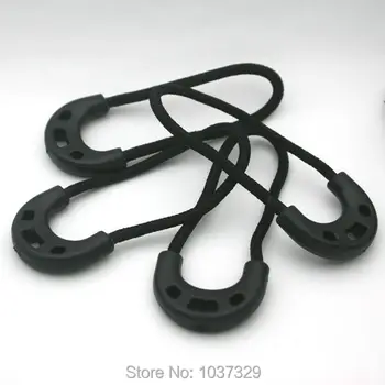 75pcs/veľa protišmykový zips zariadenia z čierneho plastu s ramenami pre oblečenie odkladacia taška sportwear Sťahovák - 009