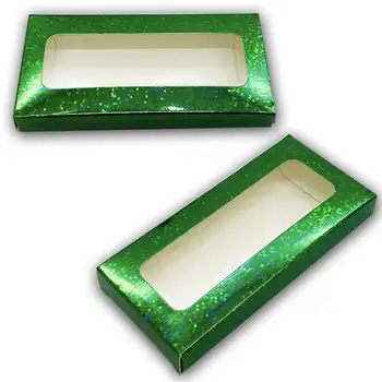 Veľkoobchod NOVÉ holografické riasy box10pcs mäkký papier mihalnice balenie 25 mm falošné riasy tvoria lesk
