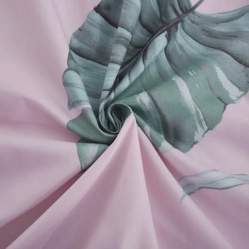 Ružové Lupene Tlač Vzor bytového Textilu Perinu prestieradlá A obliečka na Vankúš 4pcs Nastaví Veľkosť 220x240cm