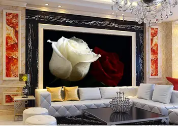3d tapety na stenu miestnosti 3d tapeta Nostalgické Retro Romantické Ruže nástenná maľba 3d tapety 3d prispôsobiť tapetu