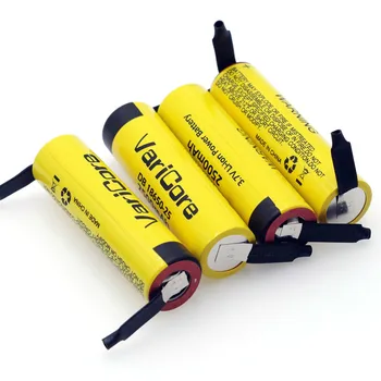 4pcs/veľa VariCore Originálne 18650 2500mAh Li-lon Nabíjateľné Batérie 3.6 V, Power 20A vypúšťanie + DIY Nikel Listov