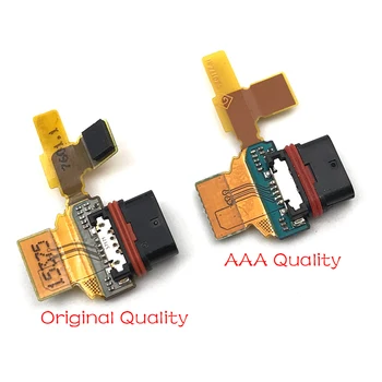 Nabíjanie pomocou pripojenia USB Port Pre Sony Xperia Z5 Kompaktný E5803 E5823 Dock Konektor Nabíjacieho Portu Flex Kábel Reparts