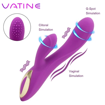 VATINE 10 Rýchlosť Rabbit Vibrátor Dospelých Produkty Sexuálne Hračky Pre Ženy Silný Masturbácia Dildo Vibrátor Klitorálny Stimulátor