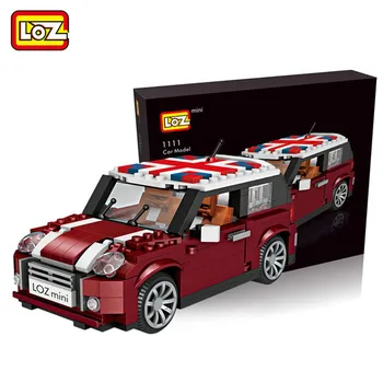LOZ 1317pcs Mini tehly Meste Hot Dog Košíka Auto Figúrka Model Stavebné bloky Vozidla vzdelávania Hračky pre Deti, darčeky