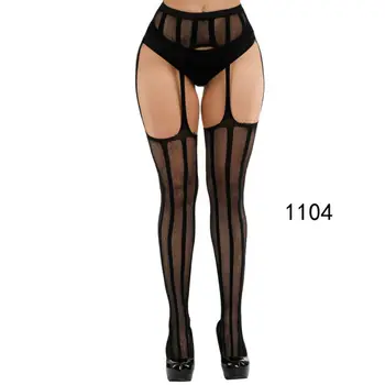 2020 sexi sieťované pančuchové nohavice čierne Hirigin 10 Štýlov Ženy Sexy Lady Osadenie Plus Veľkosť osadenie priliehavé Čierne Priesvitné Pantyhose