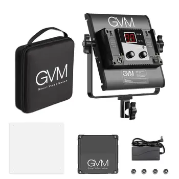 GVM Bi-Farebná Fotografia, Video Studio Osvetlenie s WiFi Remote APP Riadenie 480 LED Svetelný Panel Auta bez Stojana 480LS