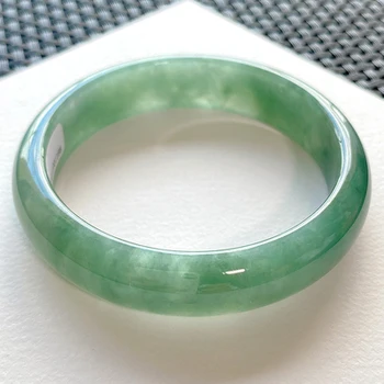 Zheru šperky prírodné Barmskej jade svetlo zelená 54-64mm náramok elegantné princezná šperky, darček pre mamičku, priateľku