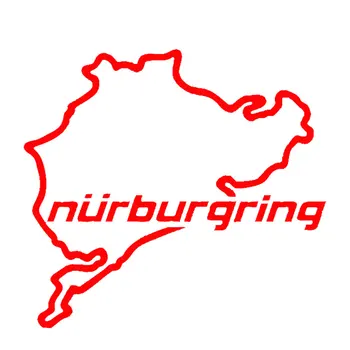 Nurburgring Mapu Funny Auto Truck Vozidla Reflexné Nálepky-Nálepky Dekorácie 2019 Nové Veľkoobchodné Zábavné Prihlásiť Auto Príslušenstvo