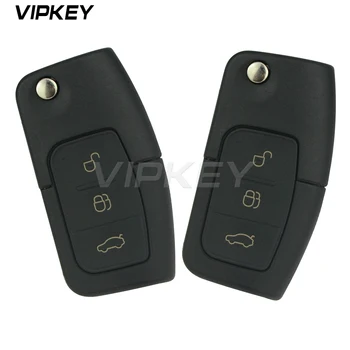 Remotekey 2ks Flip diaľkové auto kľúč pre Ford B-Max, Fiesta Focus, Galaxy, S-Max 2008 2009 2010 2011 ID63 čip 433 mhz 3M5T 15K601 AB